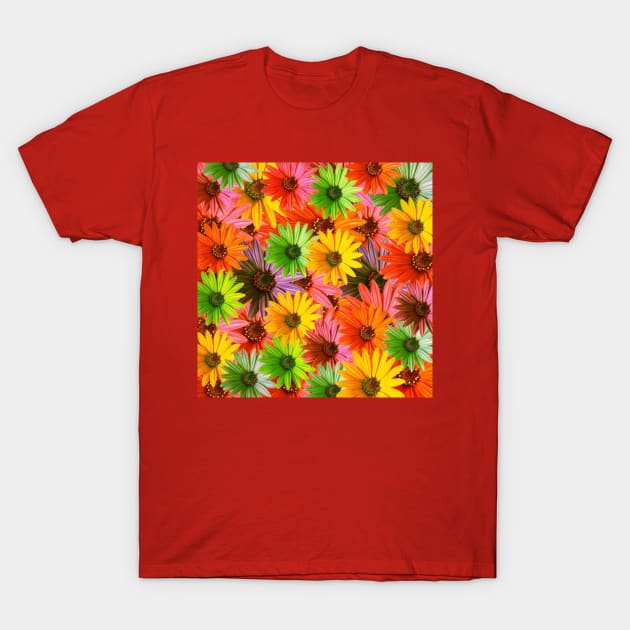 colorful flowers T-Shirt by PREMIUMSHOP